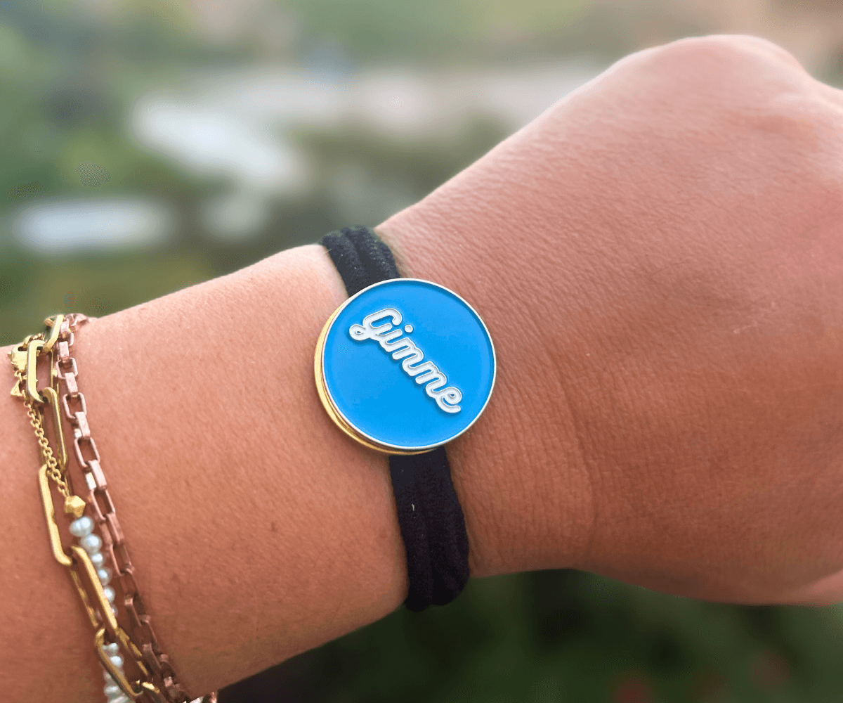 Ball Marker Hair Ties in Magnetic Hair Tie with Gimme Golf Ball Marker by Birdie Girl Golf