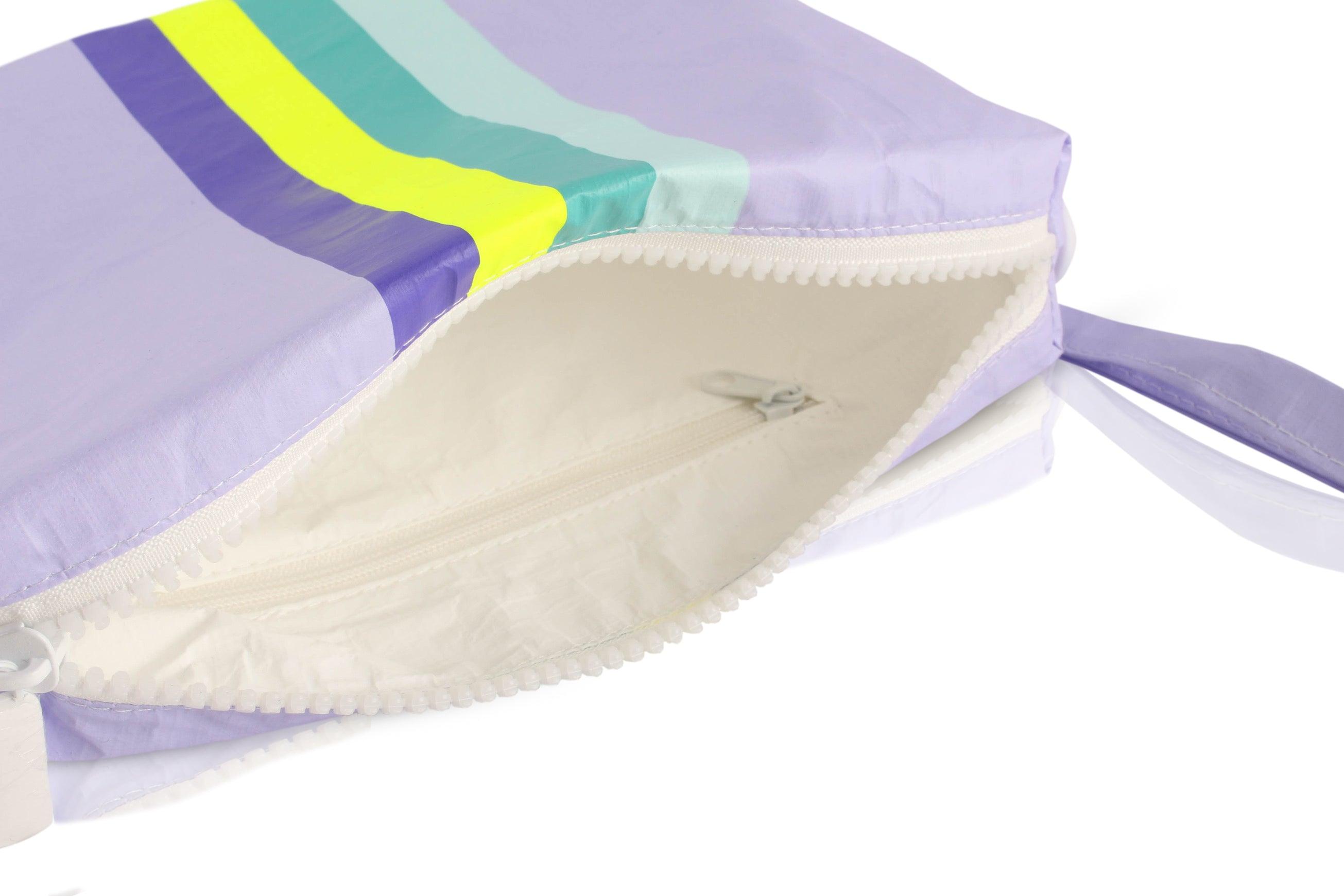 Golf Bags in Lilac and Neon Dreams Women's Golf Accessory Bag by Birdie Girl Golf