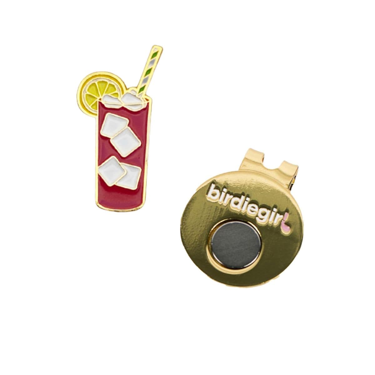 Golf Ball Markers in Azalea Cocktail Women's Golf Ball Marker by Birdie Girl Golf