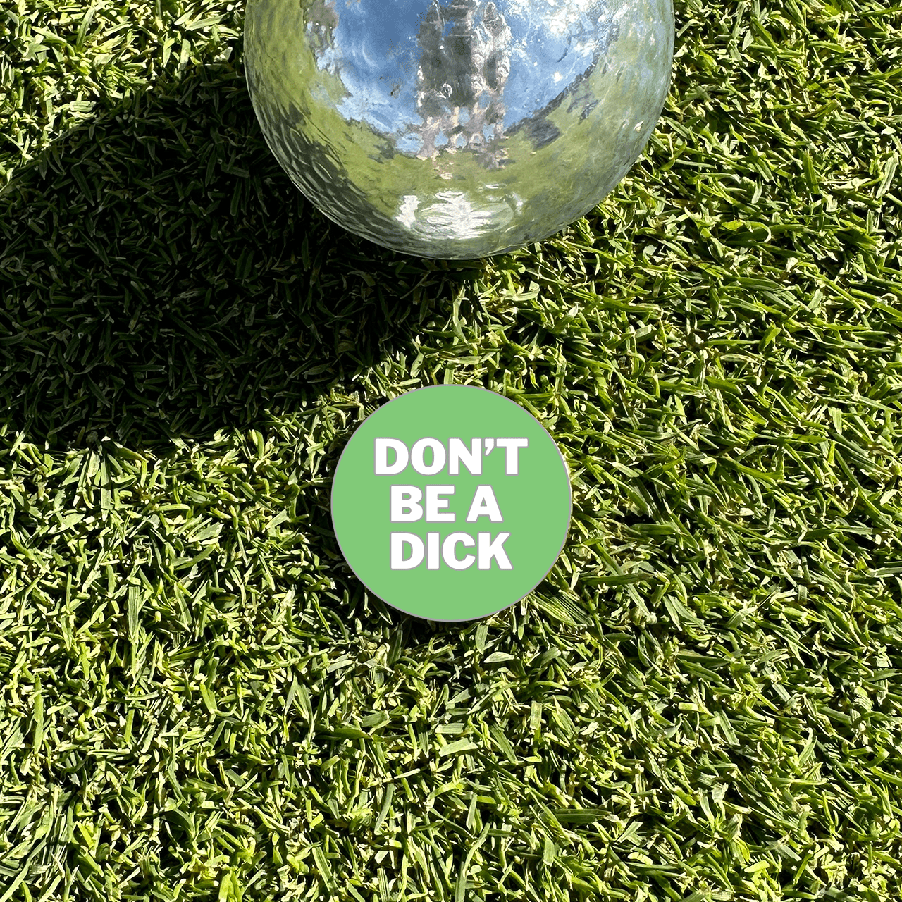 Golf Ball Markers in Don't Be D Golf Ball Marker with Hat Clip by Birdie Girl Golf
