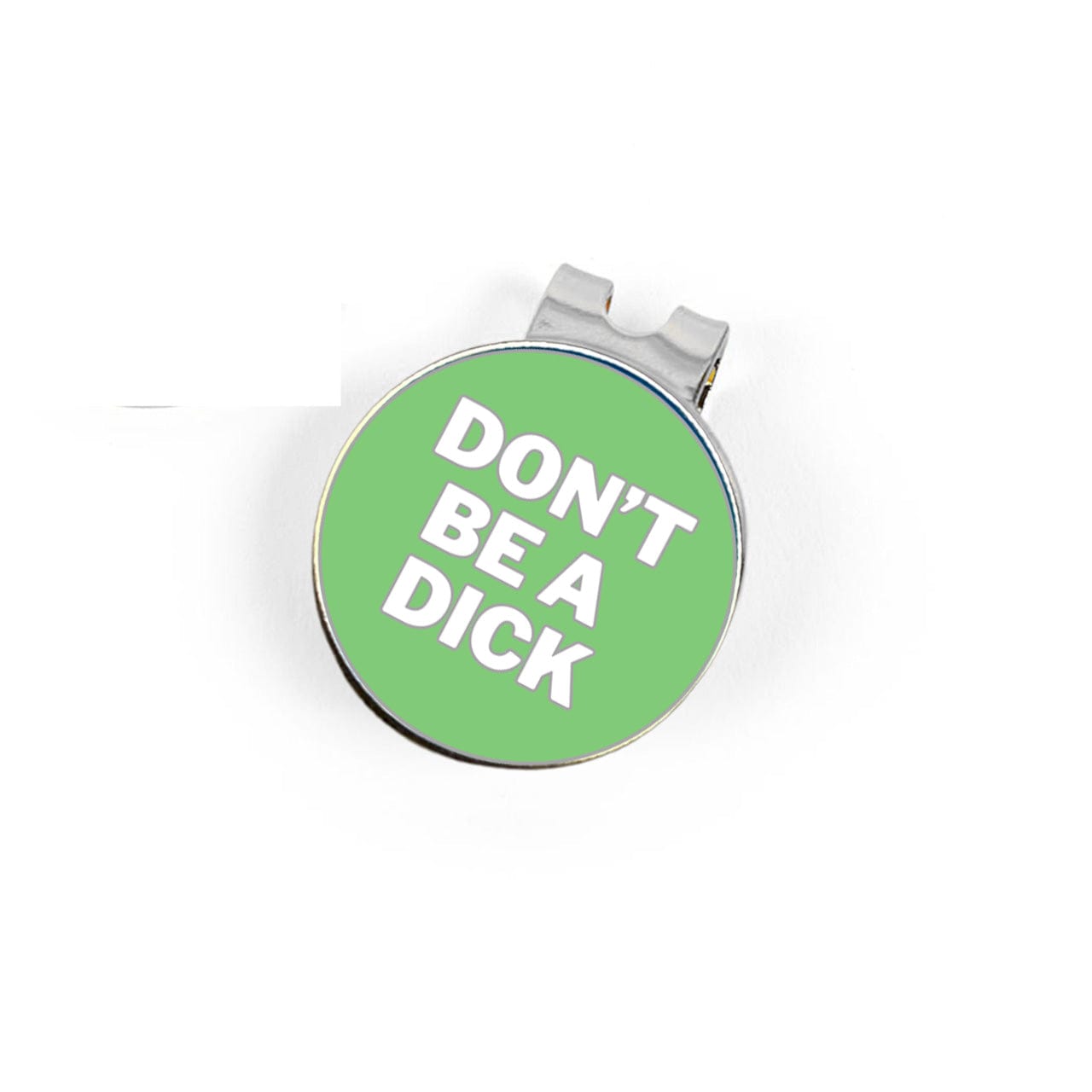 Golf Ball Markers in Don't Be D Golf Ball Marker with Hat Clip by Birdie Girl Golf