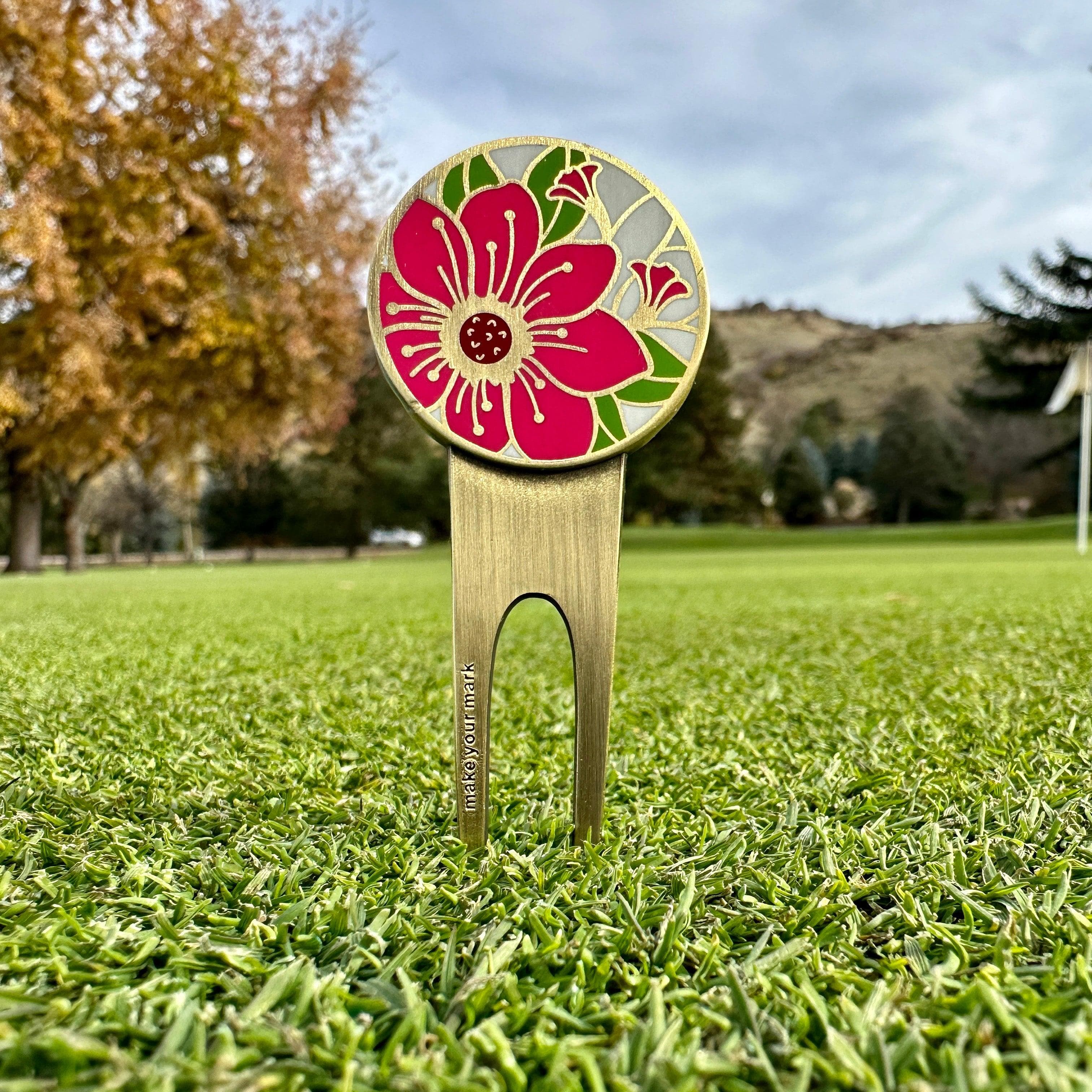 Golf Ball Markers in I Feel Prettee Gift Set: Collector's Edition Divot Tool Set by Birdie Girl Golf