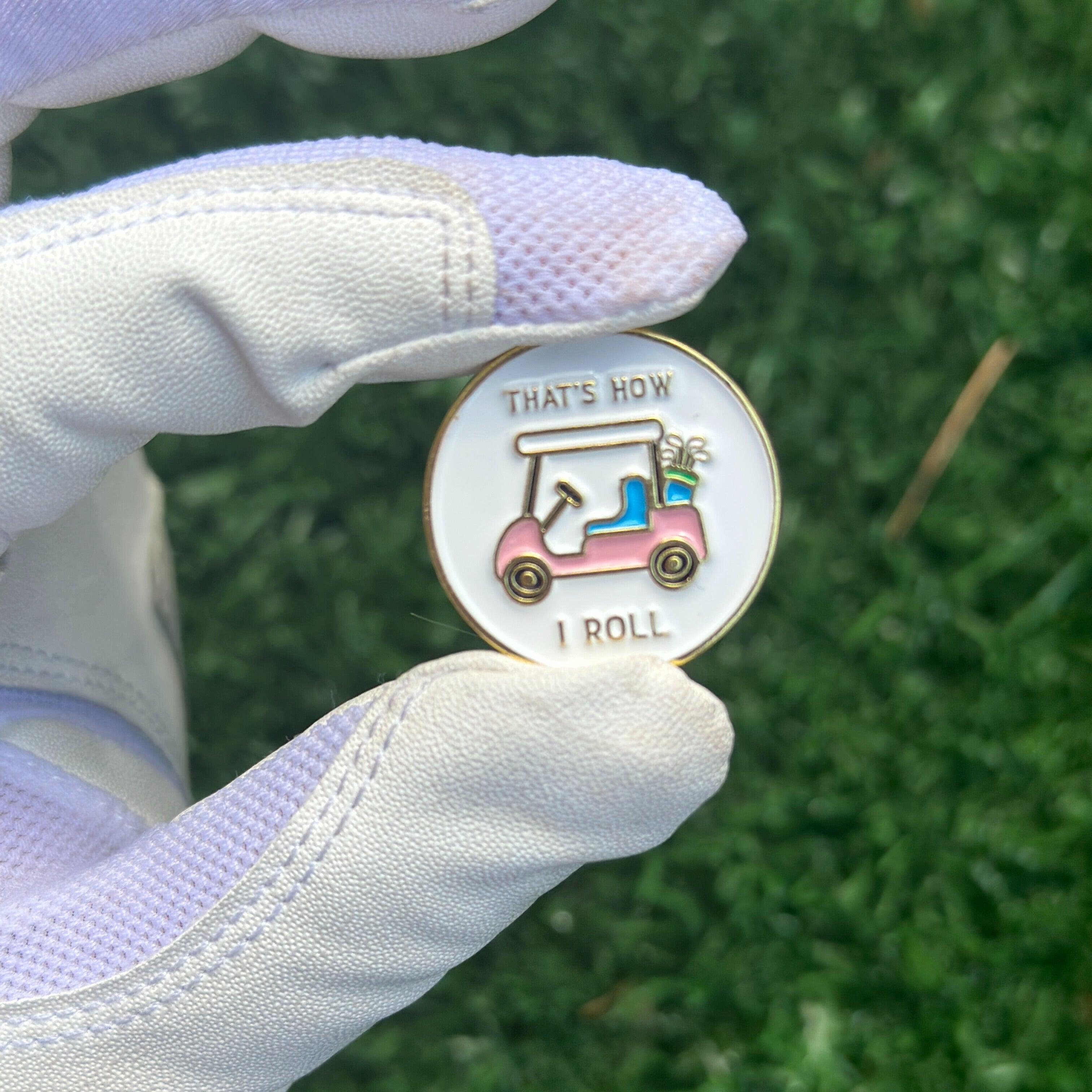 Golf Ball Markers in Sweet Spot Women's Golf Ball Marker Collection (set of 4) by Birdie Girl Golf