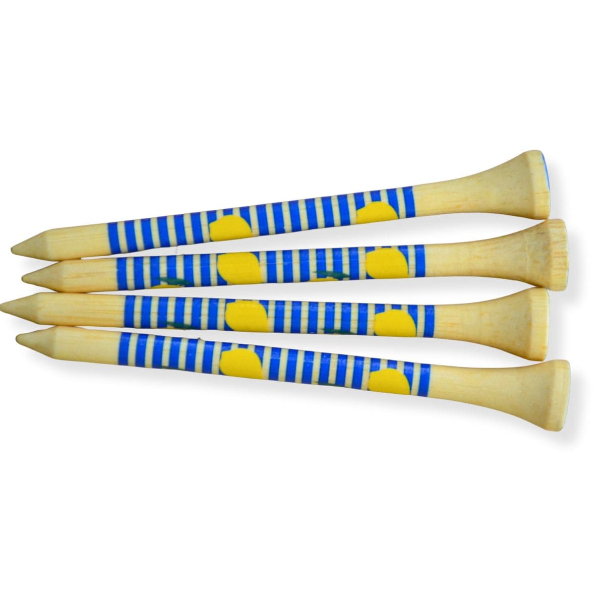 Golf Tees in Zesty Lemon Golf Tees by Birdie Girl Golf