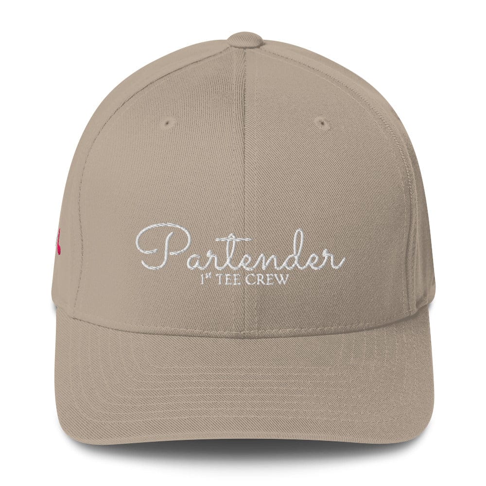 Hats in Khaki / S/M Partender Flexfit Hat by Birdie Girl Golf