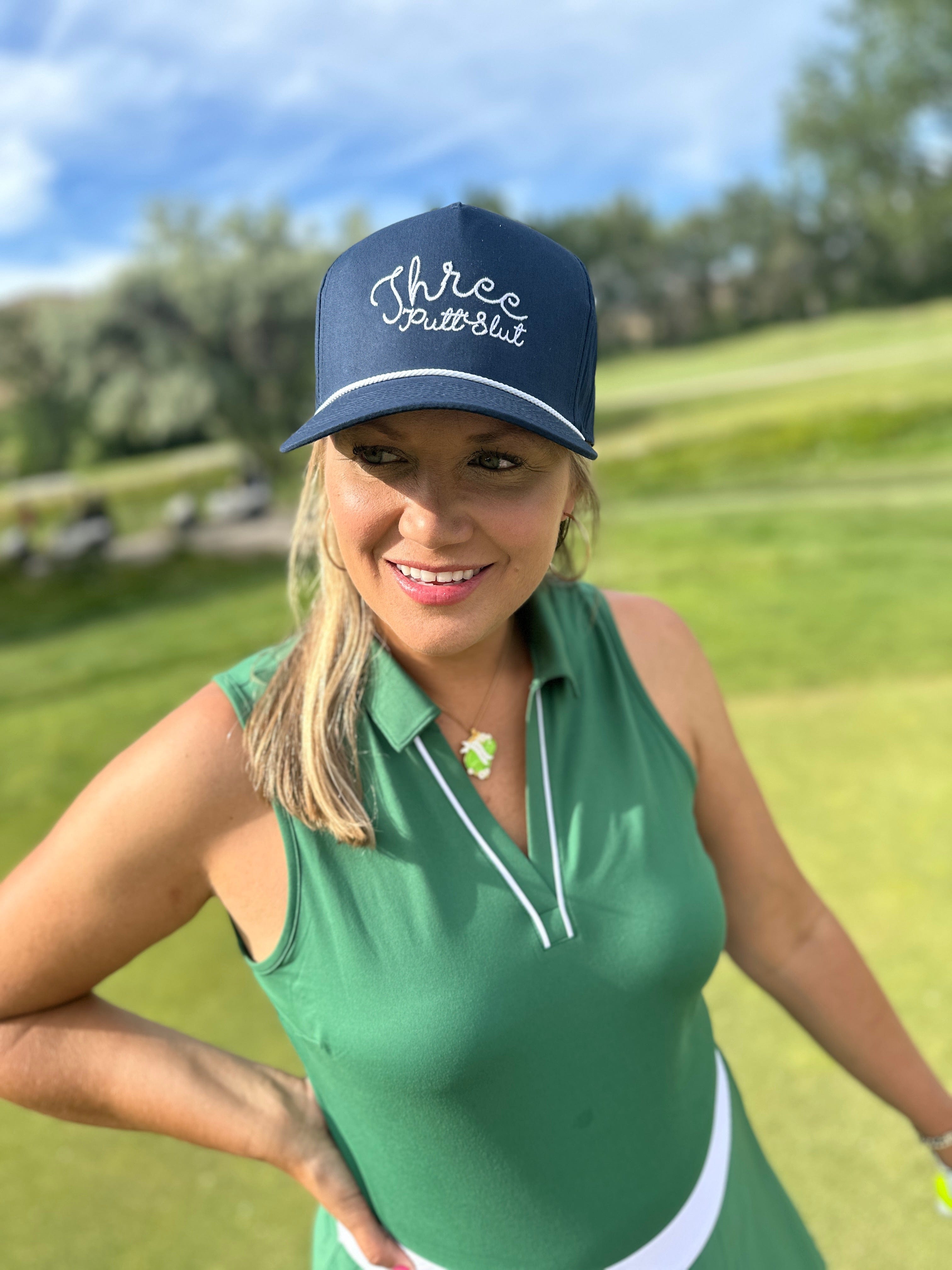 Hats in Three Putt Slut Rope Hat by Birdie Girl Golf