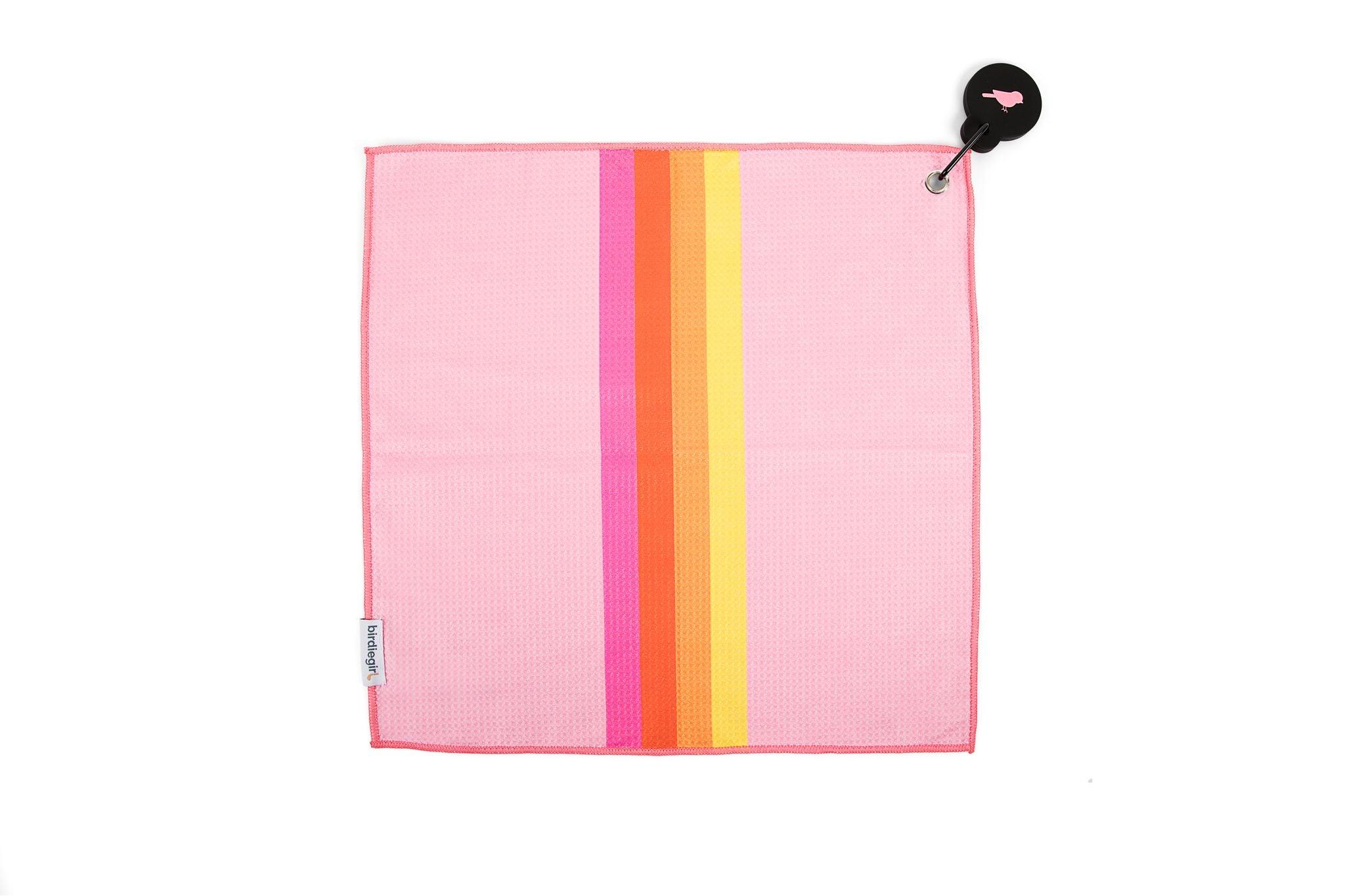 Magnetic Towels in Golfher's Sunset Magnetic Golf Towel by Birdie Girl Golf
