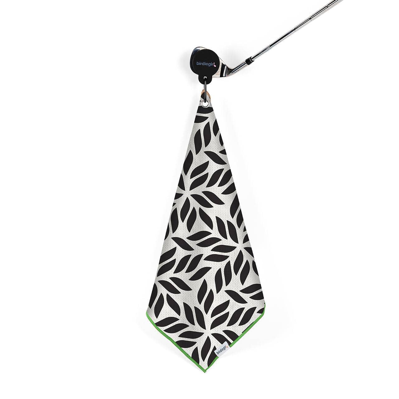 Magnetic Towels in Set of 2: Putt from the Fringe Magnetic Golf Towel and Golf Accessory Bag by Birdie Girl Golf