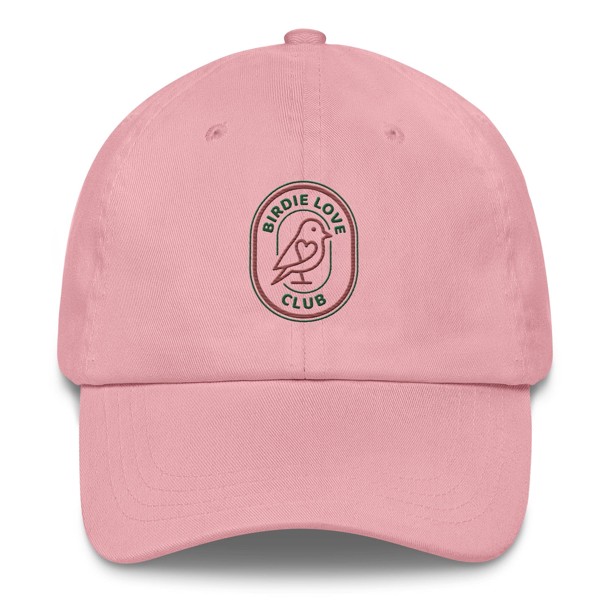 in Pink Birdie Love Club Women’s Golf Hat – Embroidered Dad Hat by Birdie Girl Golf