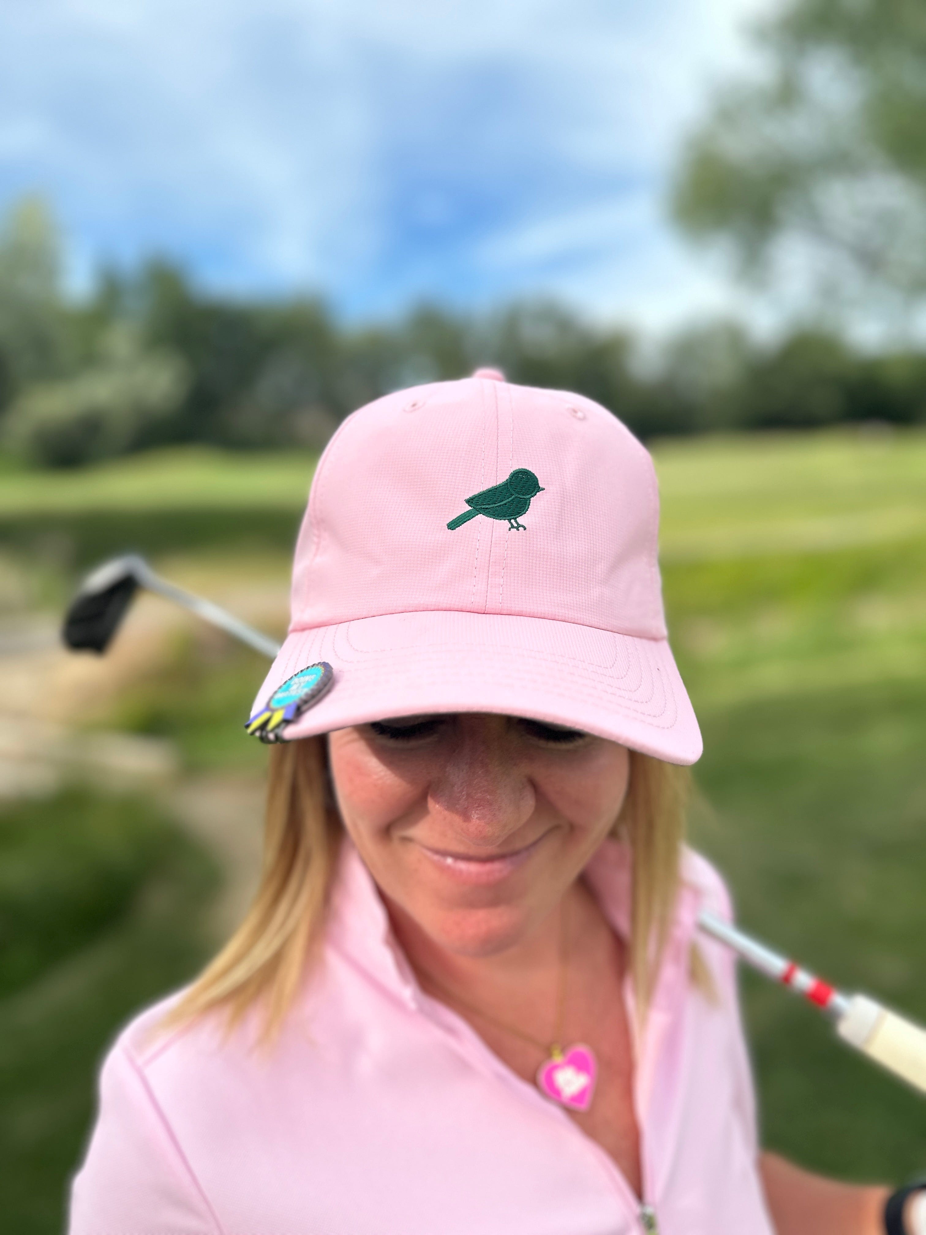 in Sweet Birdie Hat by Birdie Girl Golf