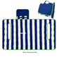 Navy Stripe Golf Cart Seat Cover