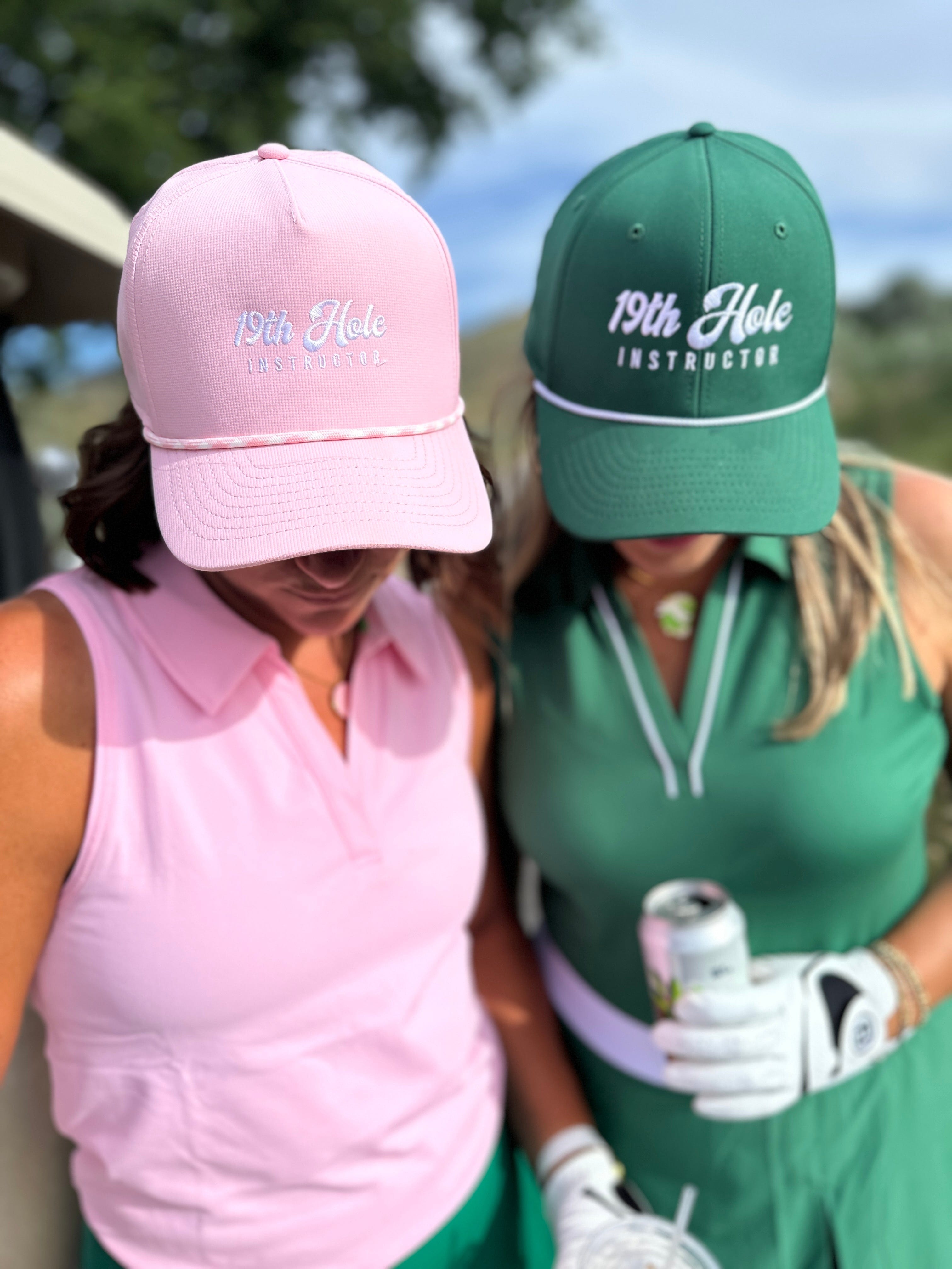 in 19th Hole Instructor Rope Snapback Hat by Birdie Girl Golf