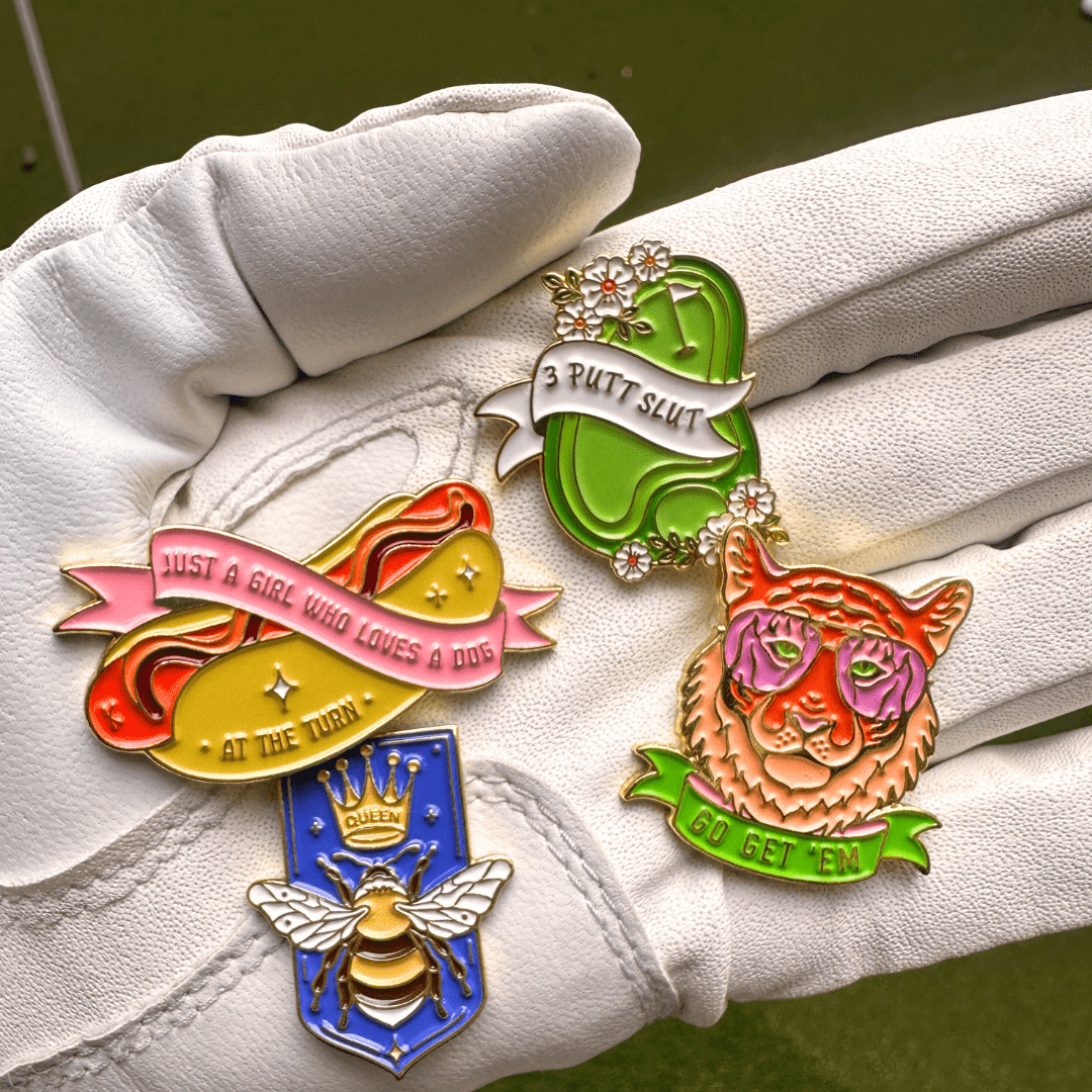 Golf Ball Markers in Par-fect Picks Women's Golf Ball Marker Collection (set of 4) by Birdie Girl Golf