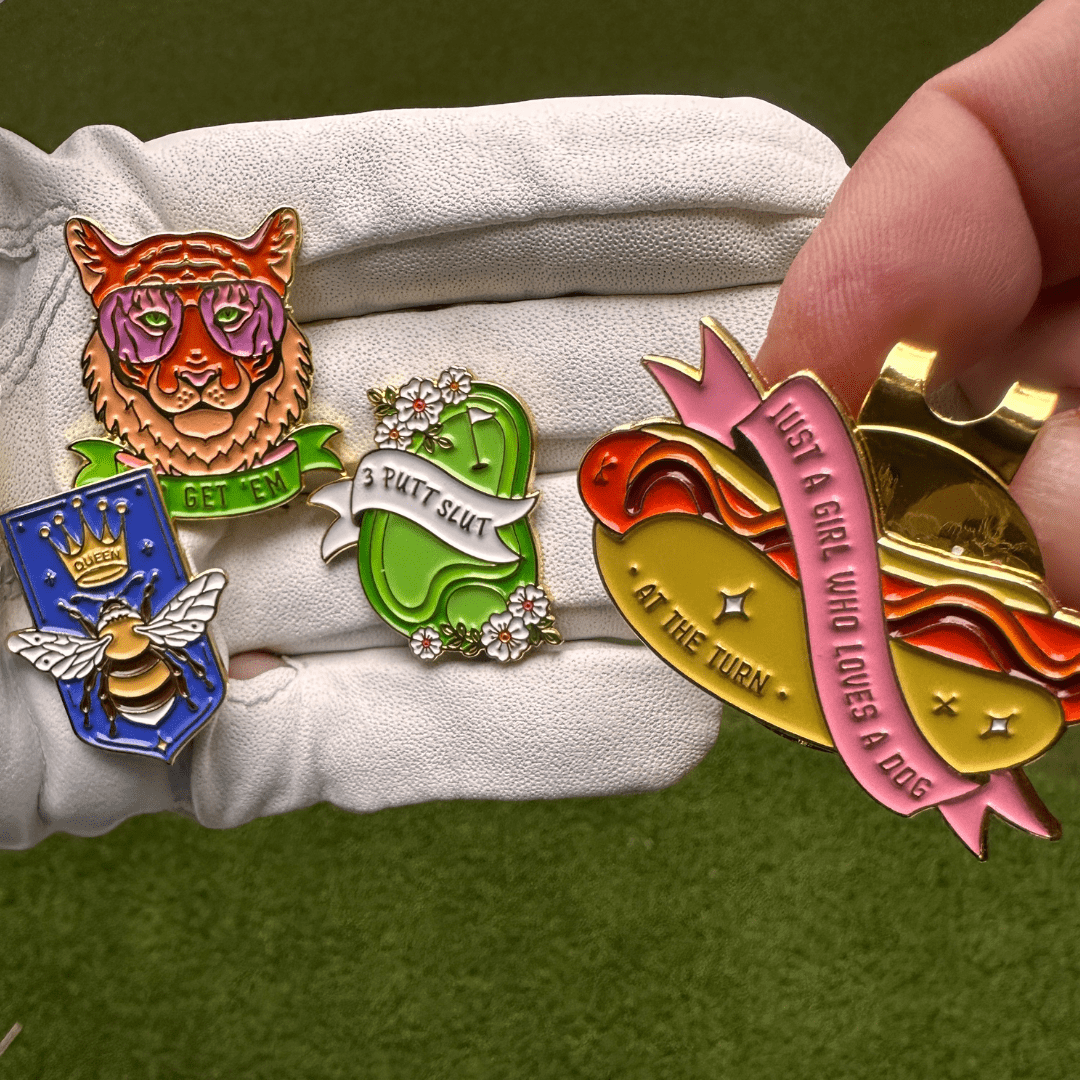 Golf Ball Markers in Par-fect Picks Women's Golf Ball Marker Collection (set of 4) by Birdie Girl Golf