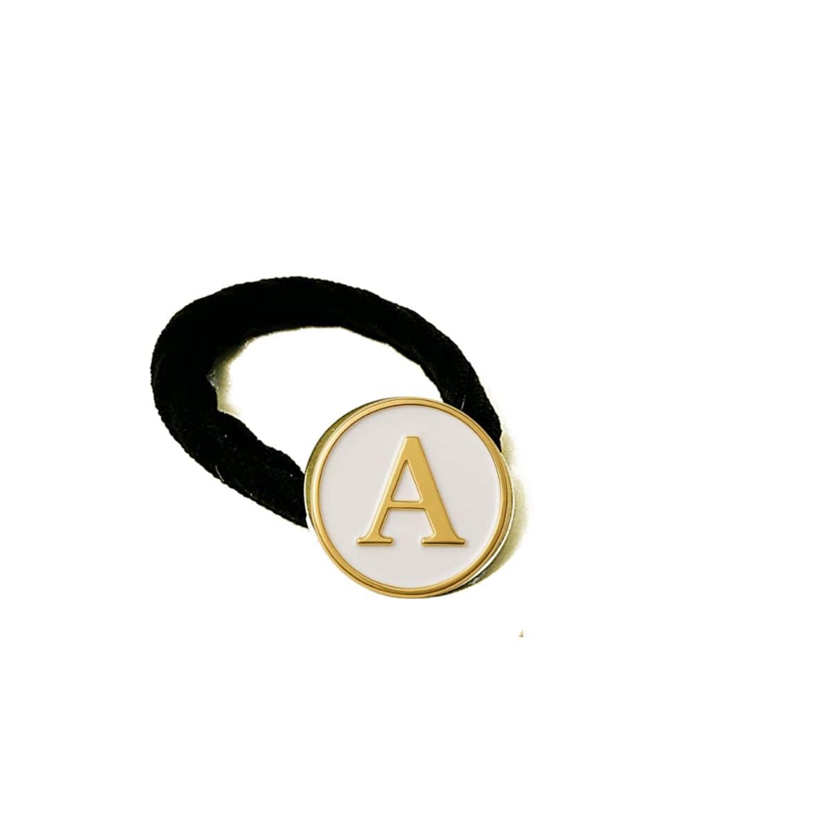 Golf Ball Markers in Personalized Initial Ball Marker Hair Tie by Birdie Girl Golf