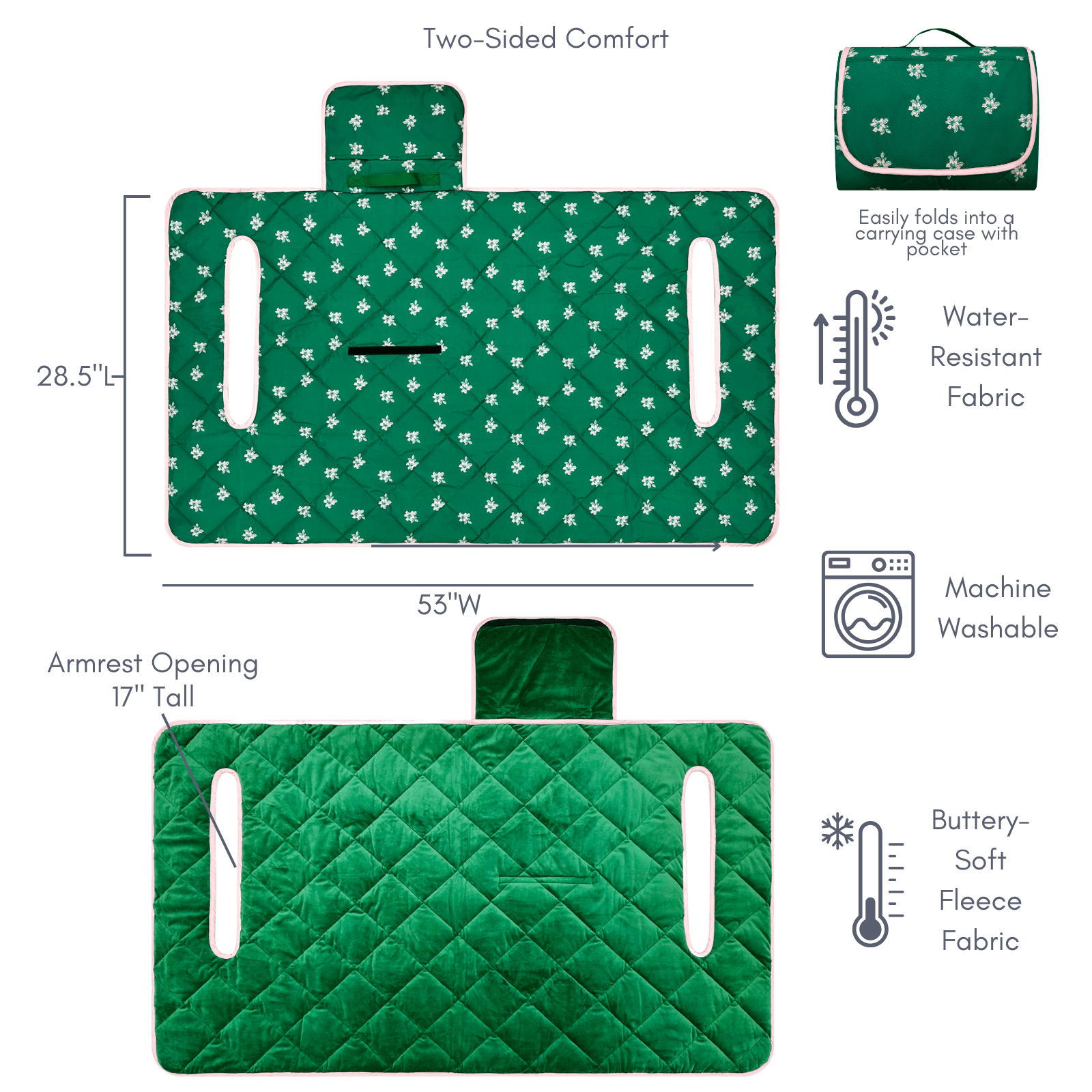 Magnetic Towels in Augusta Azalea Women's Golf Gift Set by Birdie Girl Golf