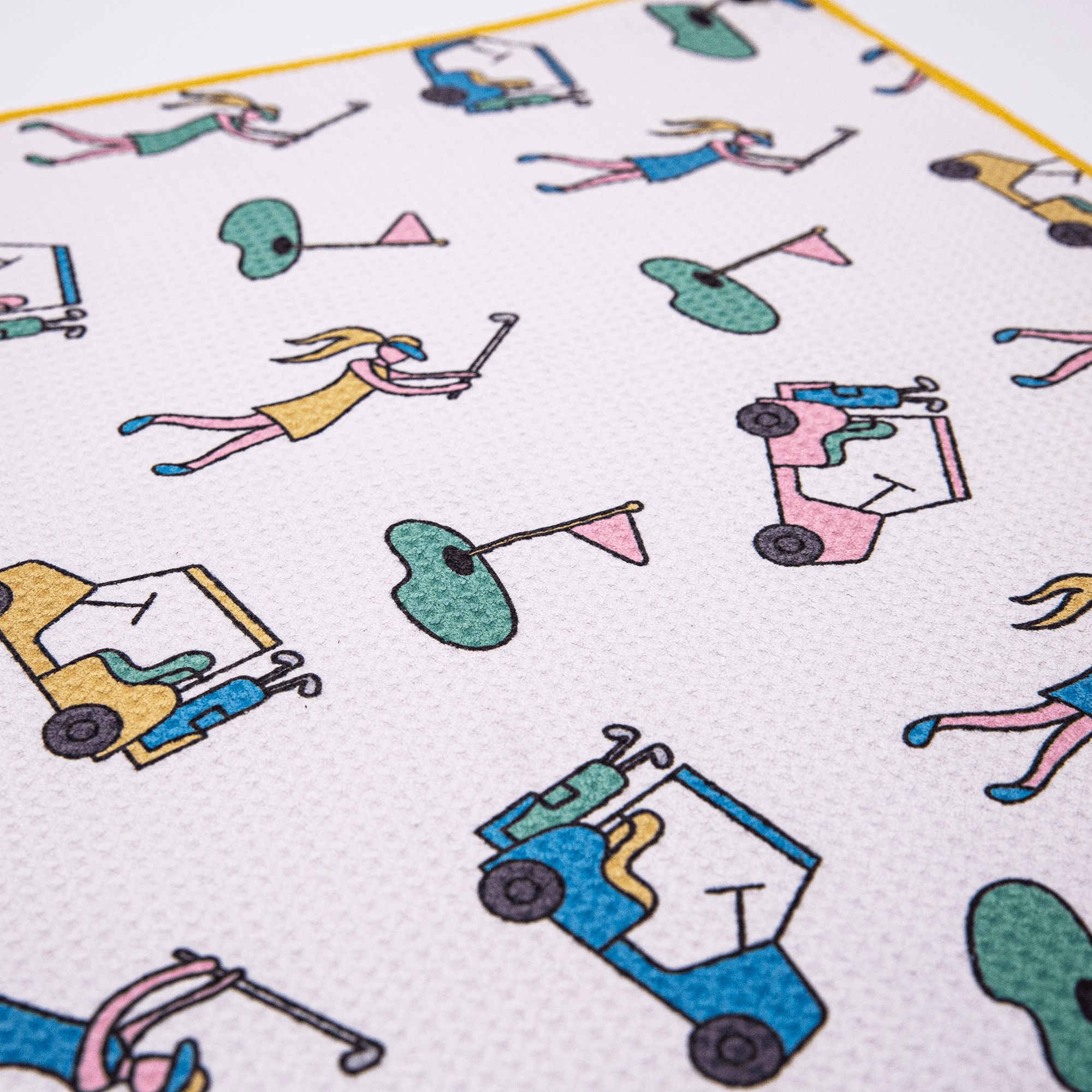 Magnetic Towels in Golf Girl Magnetic Golf Towel by Birdie Girl Golf