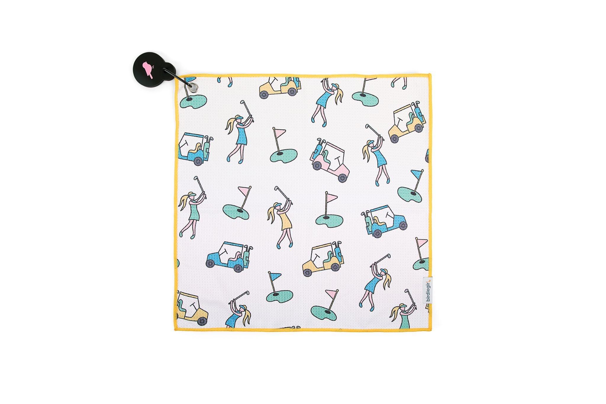 Magnetic Towels in Golf Girl Magnetic Golf Towel by Birdie Girl Golf