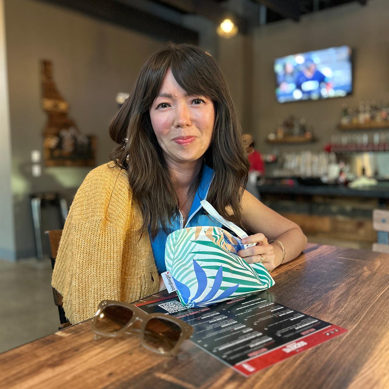 Magnetic Towels in Set of 2: Girl's Trip Magnetic Golf Towel and Golf Accessory Bag by Birdie Girl Golf