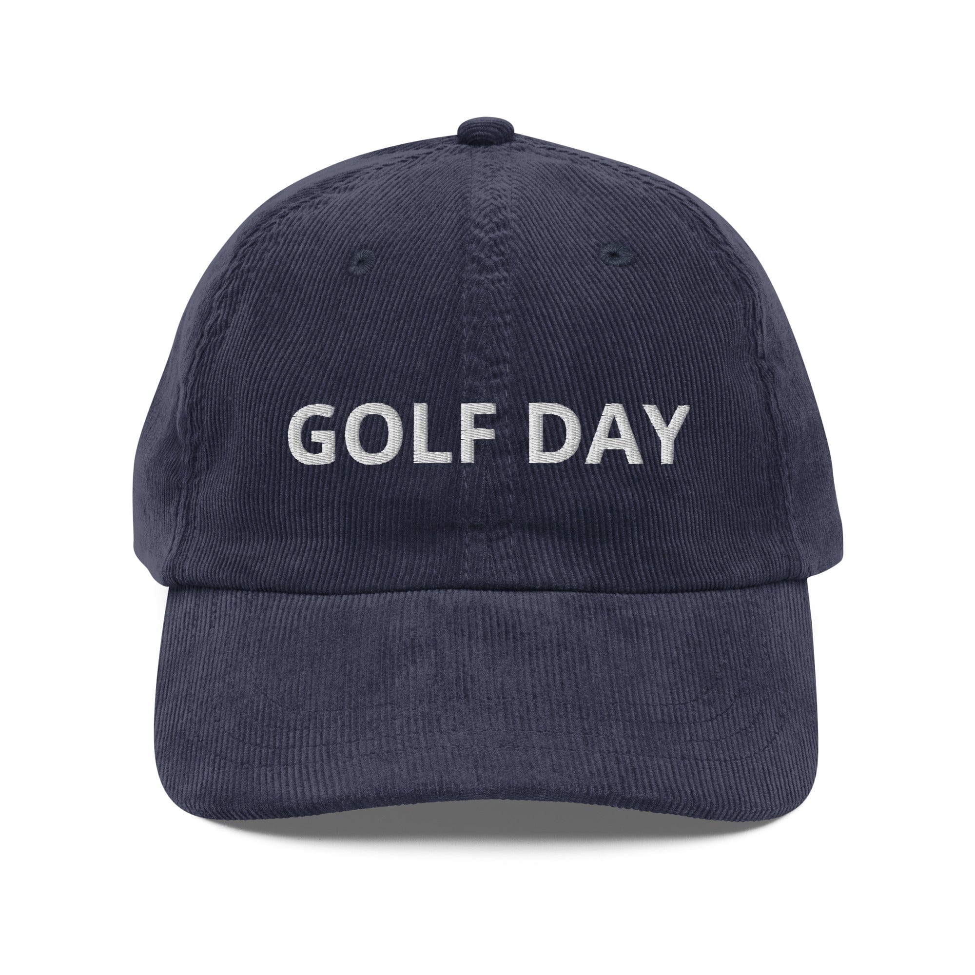 in Navy Vintage corduroy cap by Birdie Girl Golf