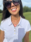 Women's Golf Ball Marker Necklace with Heart Golf Ball Marker