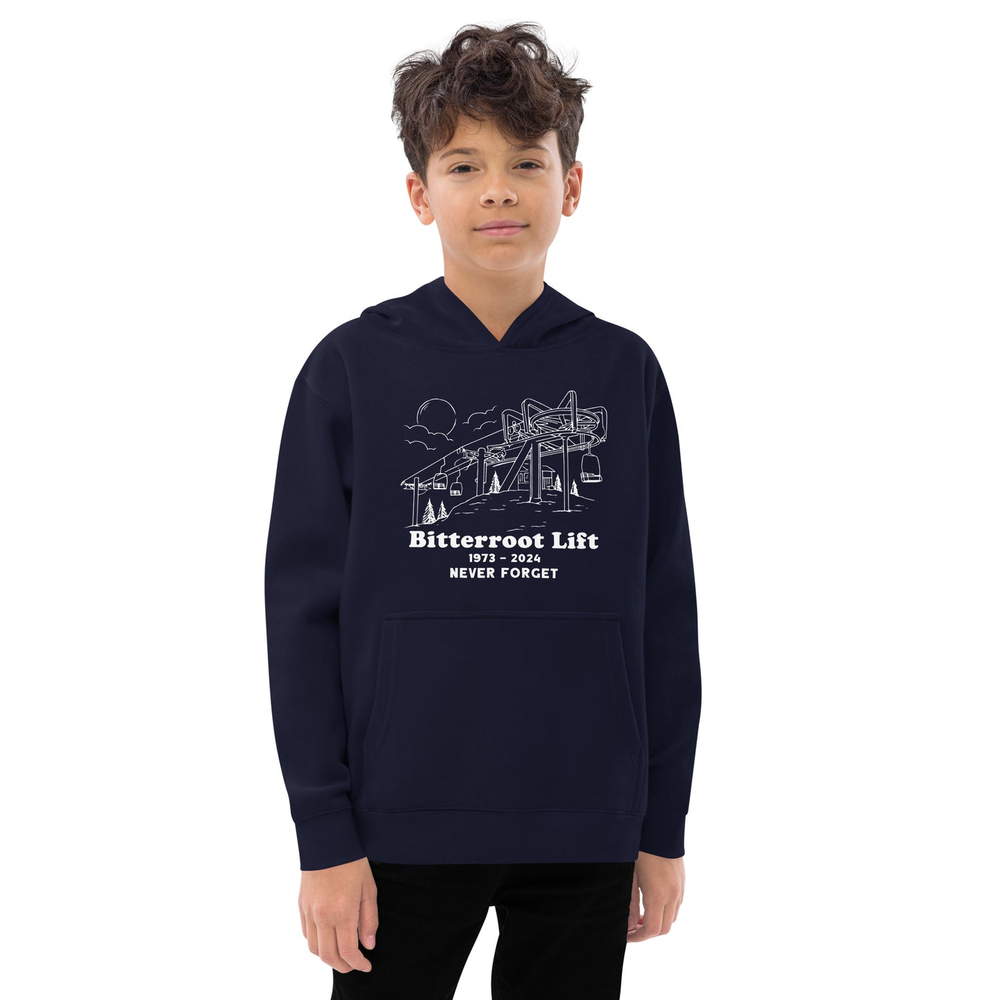 Bitterroot Lift Kids fleece hoodie