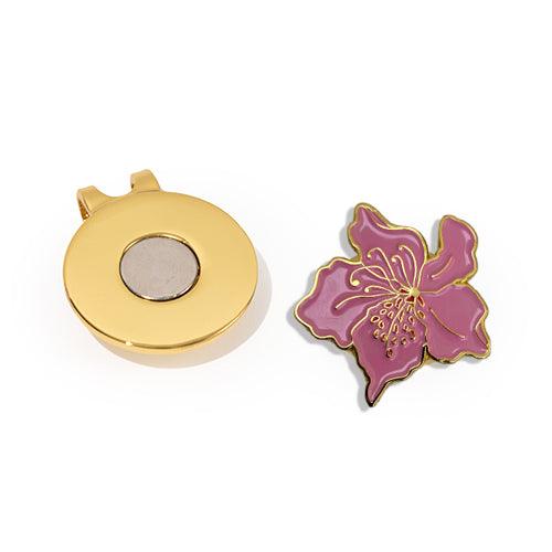 Azalea Flower Women's Golf Ball Marker - Birdie Girl Golf